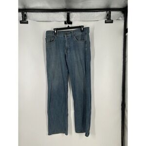 Fox Racing Denim Baggy‎ Relaxed Fit Jeans Medium Wash Skater Vintage Y2k 34x32